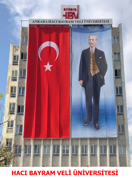 Haci Bayram Veli Üniversitesi Otomatik Motorlu Bayrak Poster Sistemi