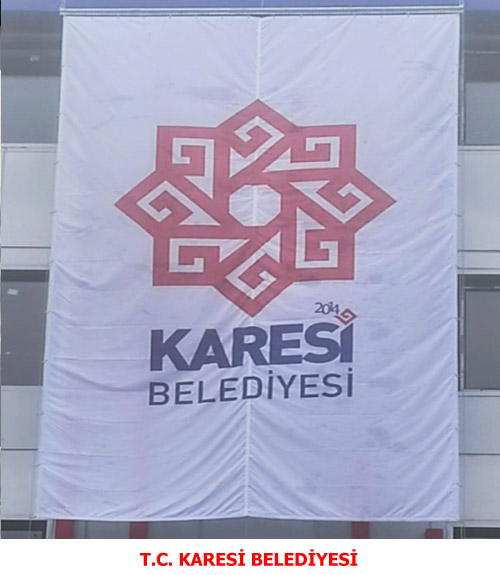 Balıkesir Karesi Belediyesi Otomatik Motorlu Bayrak Poster Sistemi