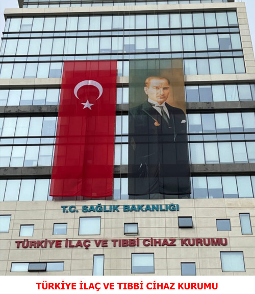 Türkiye İlaç ve Tıbbi Cihaz Kurumu Otomatik Motorlu Bayrak Poster Sistemi