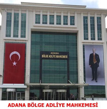 Adana Bölge Adliye Mahkemesi Otomatik Motorlu Bayrak Poster Sistemi