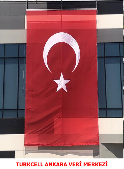 Türkcell Ankara Veri Merkezi  Otomatik Motorlu Bayrak Sistemi